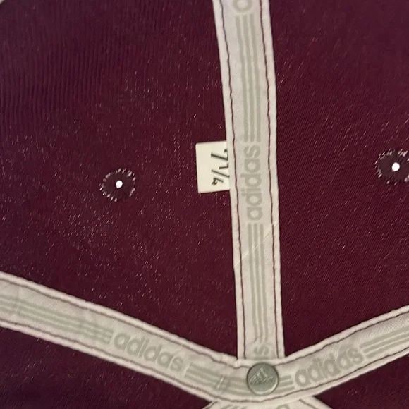 Adidas Baseball Hat Mississippi State Bulldogs On Field 7 1/4” - Picture 6 of 6